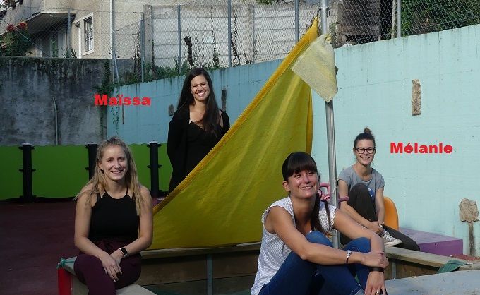 Trotteurs : Maïssa, Mélanie, Hugo, Mandy, Alice, Mélanie
